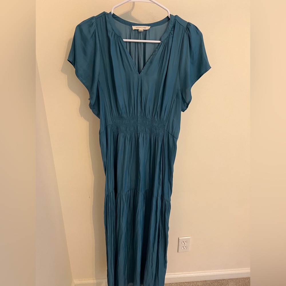 Chic Teal Maxi Dress